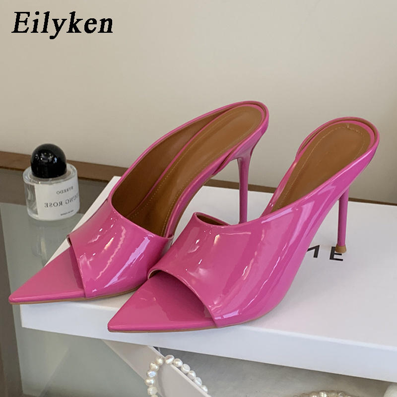 Patent Leather Pump - Eilyken 패션 뾰족한 발가락 여성 슬리퍼