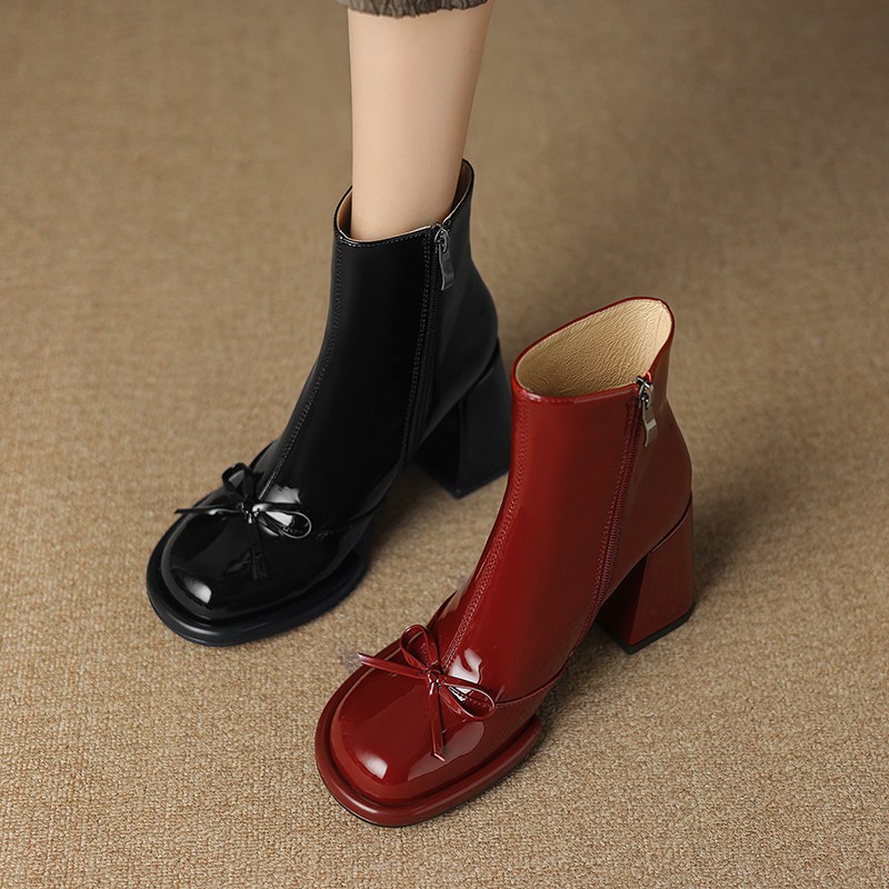 Women'S Shoes Trending 2025 - 여성 하이힐 고스 앵클 부츠 여성