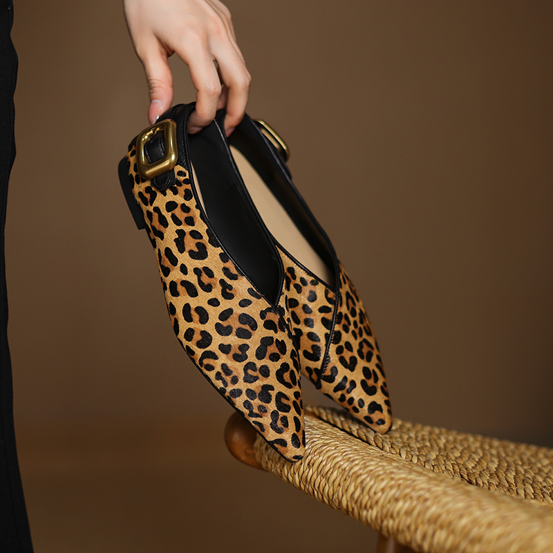 Shoes For Women Flats - 2026년 봄 신상 진짜 가죽 플랫