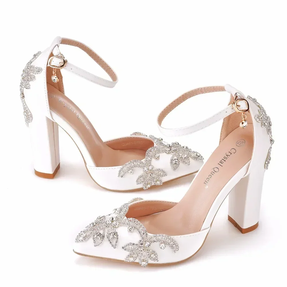 Women'S Shoes Large - 2026년형 두꺼운 굽 뾰족코 슈즈 큰