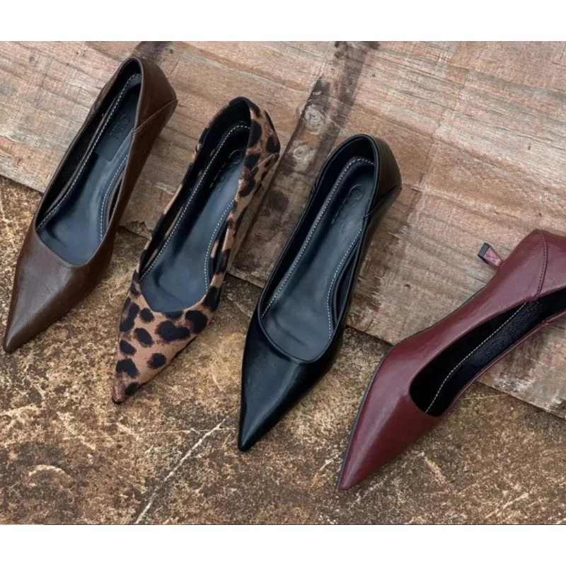 Women'S Shoes Veja - 2024 여성 섹시한 하이힐 부르고뉴 누드