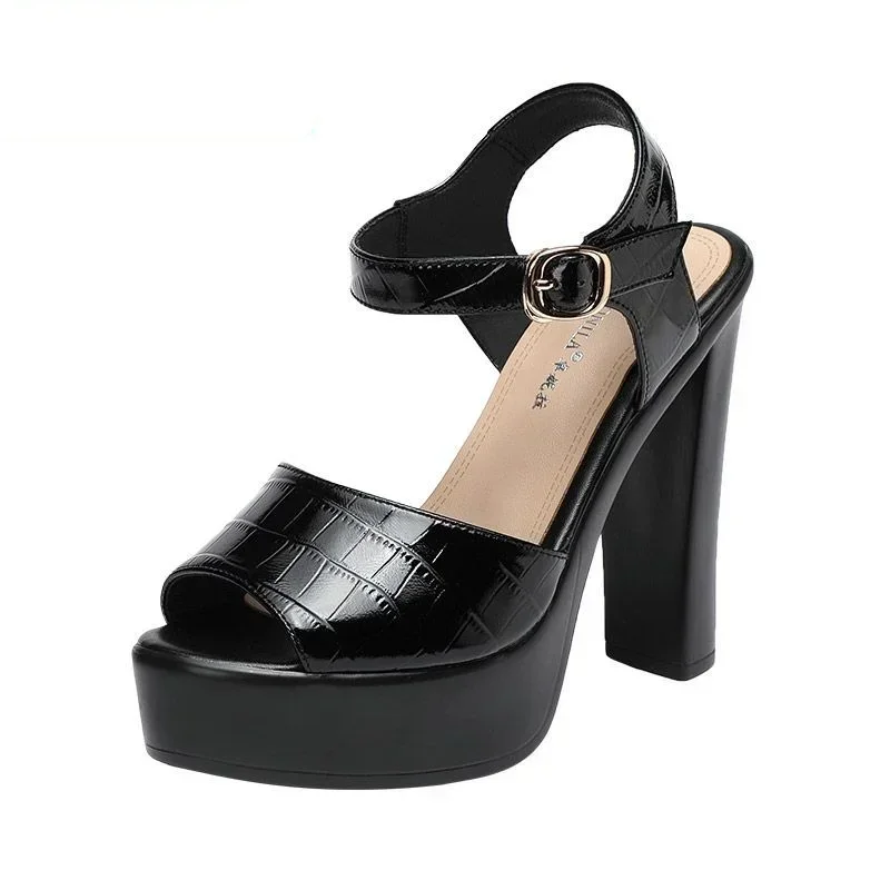 Women'S Shoes Veja - 10cm 13cm 패션 정품 가죽 샌들
