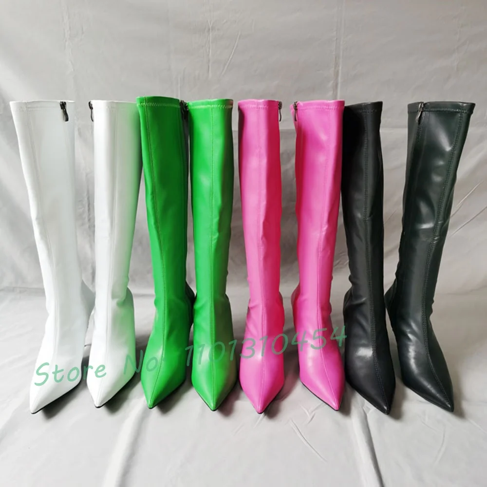 Women Shoes Waterproof - 여성용 슈퍼 포인트 니 하이 부츠,