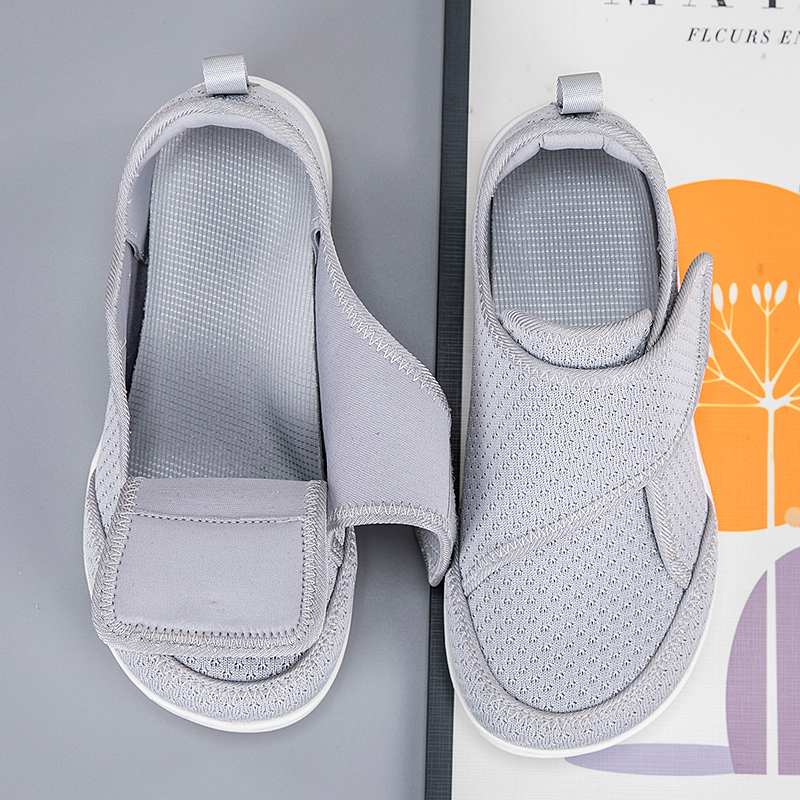 Women'S Shoes For Bunions - 노인용 오픈 슈즈 조절 가능한 당뇨병