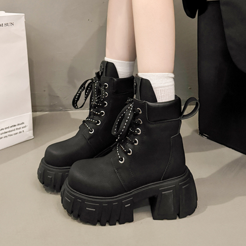 하이힐 여성 앵클 부츠 레이스업 플랫폼 슈즈 2025  - Women'S Shoes Trending 2025 리뷰 및 가격