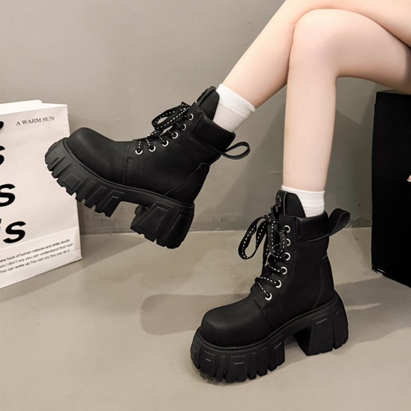 하이힐 여성 앵클 부츠 레이스업 플랫폼 슈즈 2025  - Women'S Shoes Trending 2025 리뷰 및 가격