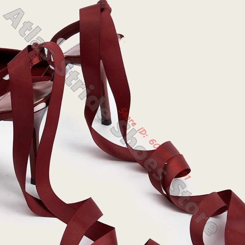 새틴 화이트 폴카 도트 포인티드 슬링백 힐 와이드 리본 - Ribbon Tie Heel 리뷰 및 가격