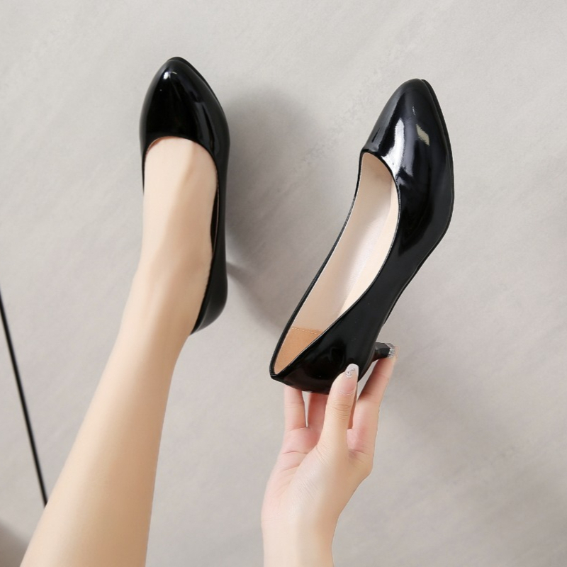 대형 사이즈 35-42 부드러운 여성용 미들힐 싱글 슈 - Women'S Shoes Large 리뷰 및 가격