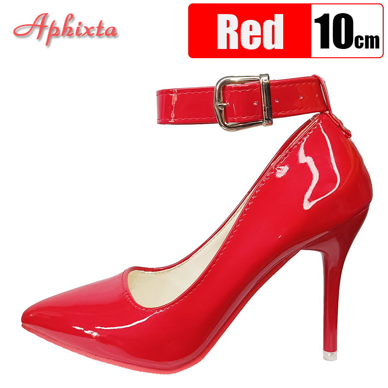 Aphixta 10cm/12cm 금속 벨트 버클 스틸레 - Patent Leather Pump 리뷰 및 가격
