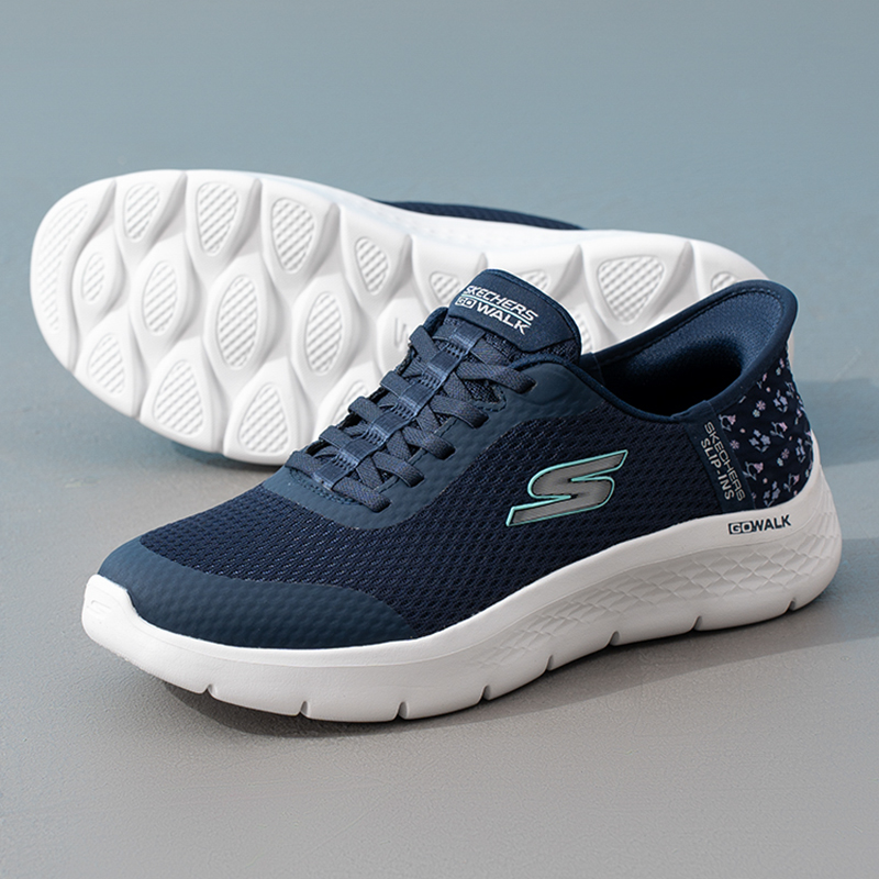스케쳐스 125525-NVY 여성 슬립온 핸즈프리 워킹 - Women'S Shoes Navy Blue 리뷰 및 가격