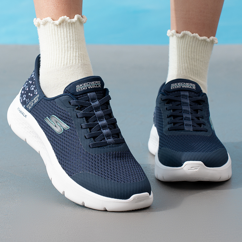 스케쳐스 125525-NVY 여성 슬립온 핸즈프리 워킹 - Women'S Shoes Navy Blue 리뷰 및 가격