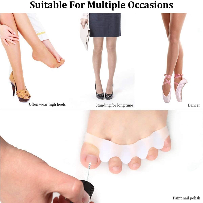 1쌍 실리콘 발가락 분리기 해머 토 부니언 젤 쿠션 요 - Women'S Shoes For Bunions 리뷰 및 가격