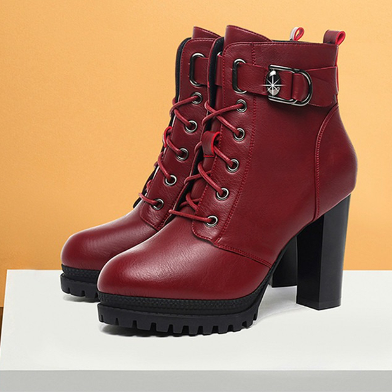 우아한 하이힐 여성 부츠 플랫폼 청키 슈즈 2025 트 - Women'S Shoes Trending 2025 리뷰 및 가격