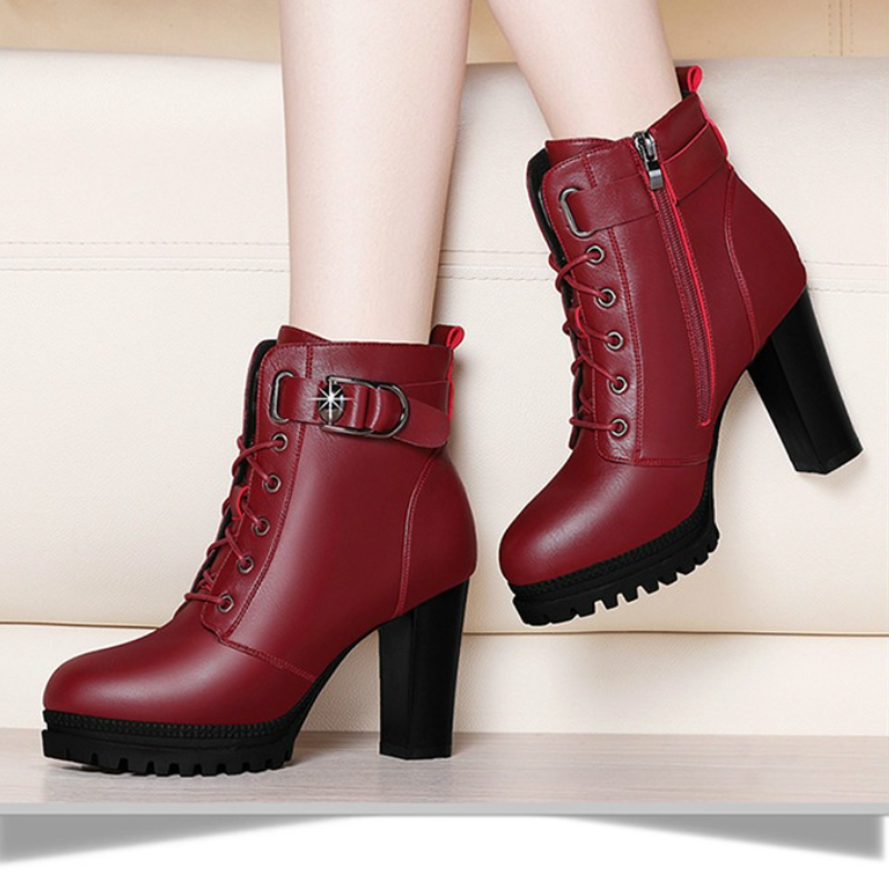 우아한 하이힐 여성 부츠 플랫폼 청키 슈즈 2025 트 - Women'S Shoes Trending 2025 리뷰 및 가격