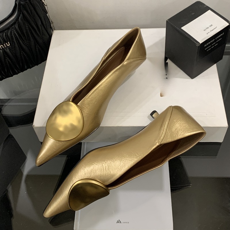 2025 봄 여름 포인티드 토 슬립온 여성 플랫 슈즈  - Shoes For Women Flats 리뷰 및 가격