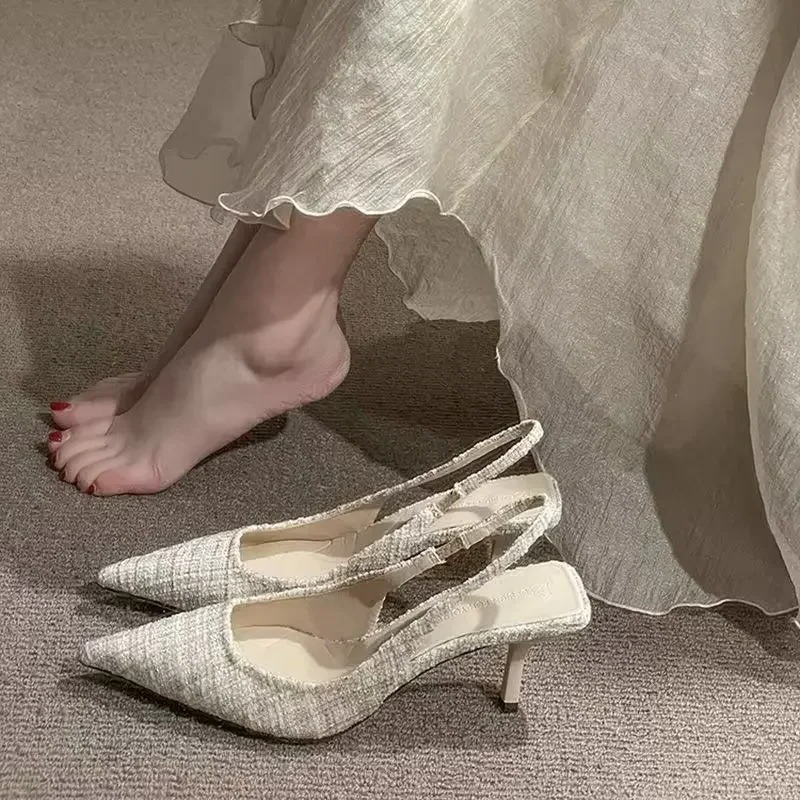 여성을 위한 니트 플랫폼 힐, 포인티드 토 파티 슈즈, - Women'S Shoes Large 리뷰 및 가격