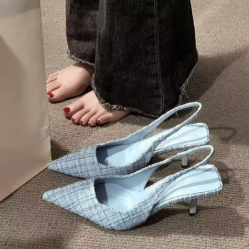 여성을 위한 니트 플랫폼 힐, 포인티드 토 파티 슈즈, - Women'S Shoes Large 리뷰 및 가격