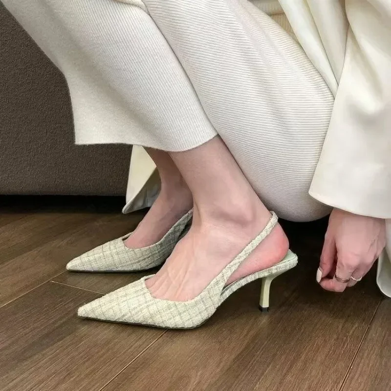 여성을 위한 니트 플랫폼 힐, 포인티드 토 파티 슈즈, - Women'S Shoes Large 리뷰 및 가격