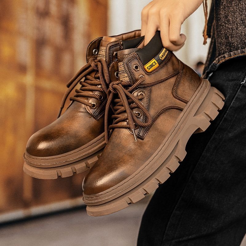 빈티지 남성 플랫폼 앵클 부츠 가을 겨울 영국 첼시 가 - Suede Ankle Boot 리뷰 및 가격