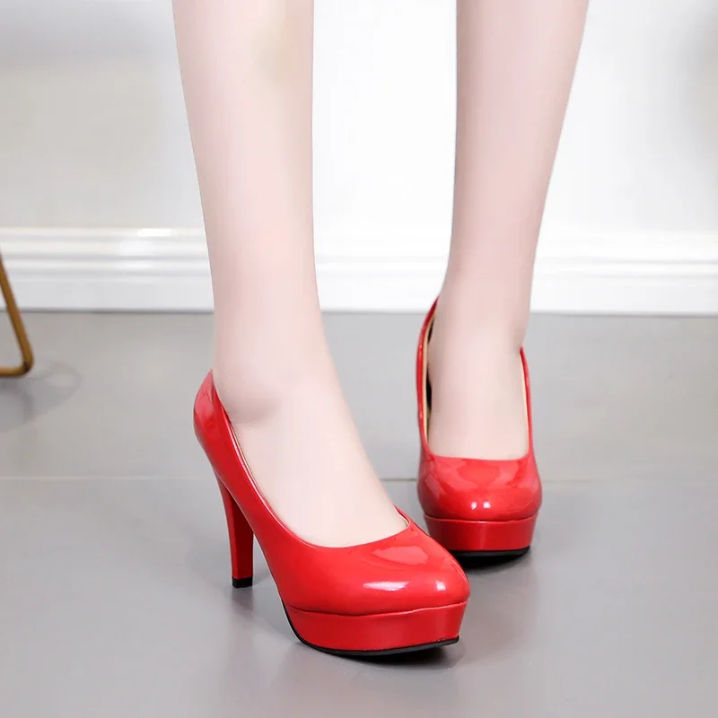 2025년 신상 한국판 여성 하이힐 얇은 굽 얕은 굽  - Women Shoes Waterproof 리뷰 및 가격