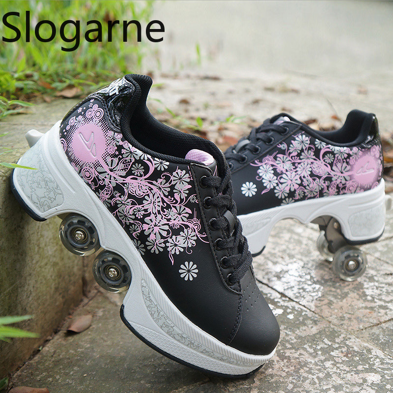 여성용 4륜 변형 롤러 스케이트 신발 남성용 캐주얼 스 - Women Shoes Waterproof 리뷰 및 가격