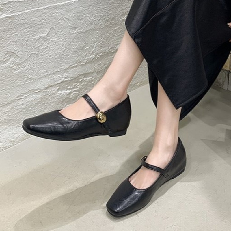 울트라 소프트 가죽 블랙 플랫 여성화 20266 신상  - Shoes For Women Flats 리뷰 및 가격