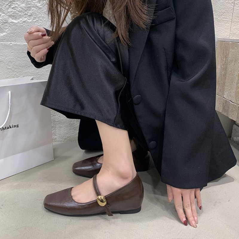 울트라 소프트 가죽 블랙 플랫 여성화 20266 신상  - Shoes For Women Flats 리뷰 및 가격