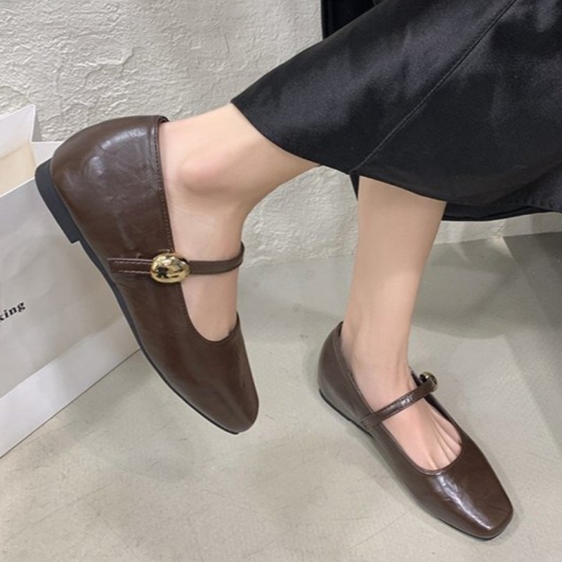 울트라 소프트 가죽 블랙 플랫 여성화 20266 신상  - Shoes For Women Flats 리뷰 및 가격