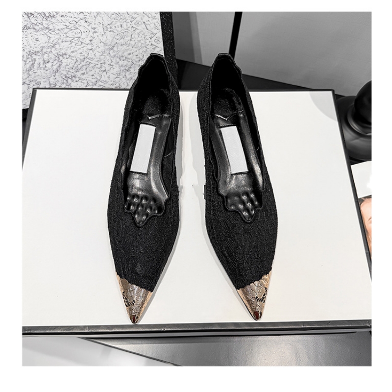 새로운 여성용 낮은 굽의 뾰족코 웨딩 슈즈, 신부와 연 - Shoes For Women Flats 리뷰 및 가격