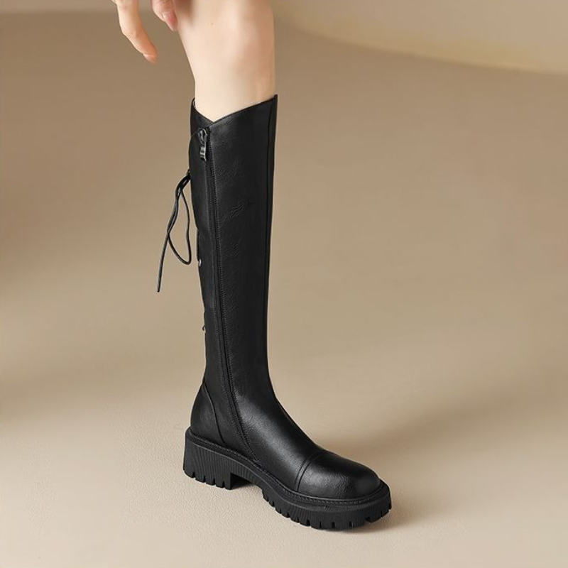 브라운 가죽 플랫폼 여성 롱부츠 2025 트렌드 신상품 - Women'S Shoes Trending 2025 리뷰 및 가격