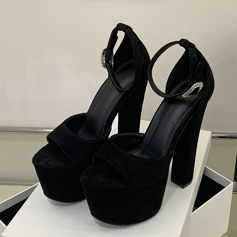 리예 모델 쇼 섹시한 극단적인 하이힐 청키 플랫폼 샌들 - Women'S Shoes Veja 리뷰 및 가격