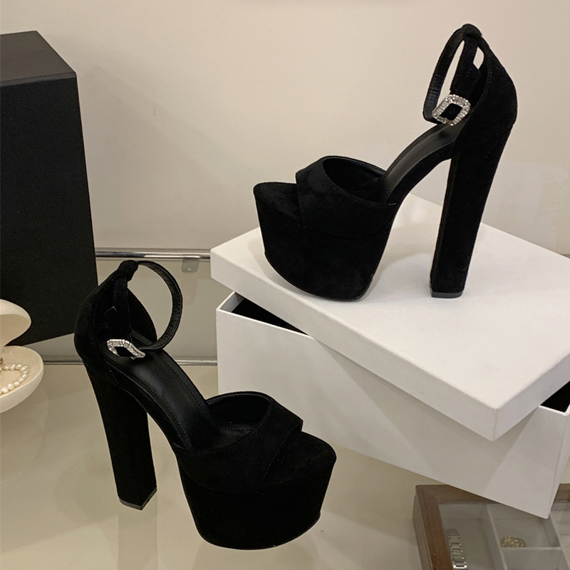 리예 모델 쇼 섹시한 극단적인 하이힐 청키 플랫폼 샌들 - Women'S Shoes Veja 리뷰 및 가격