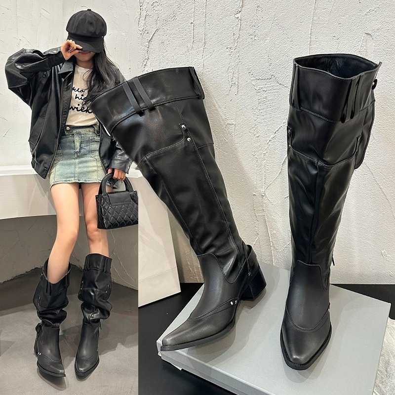 여성용 랩 싱글 부츠 봄 여름 포인티드 토 스터드 메탈 - Suede Ankle Boot 리뷰 및 가격
