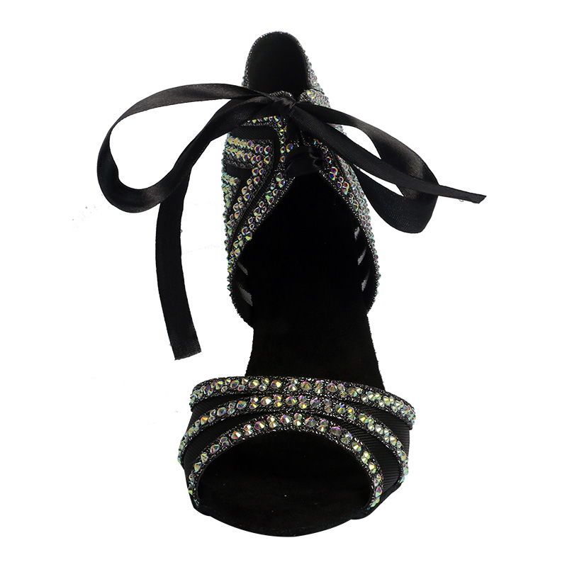 웨도퍼스 메리 제인 블록 힐 댄스 파티 슈즈 글리터 크 - Ribbon Tie Heel 리뷰 및 가격
