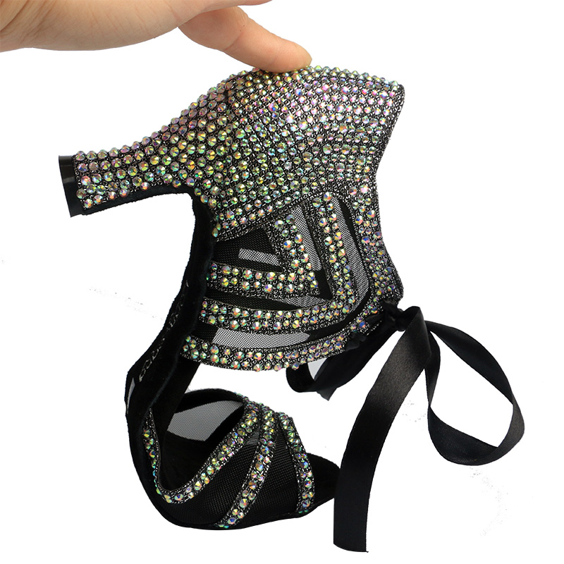 웨도퍼스 메리 제인 블록 힐 댄스 파티 슈즈 글리터 크 - Ribbon Tie Heel 리뷰 및 가격