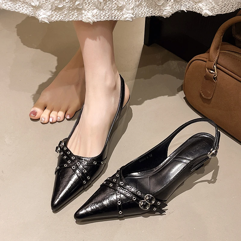 2025 신상 여성 포인티드 토 샌들 하이힐 슈즈 여성 - Women'S Shoes Trending 2025 리뷰 및 가격