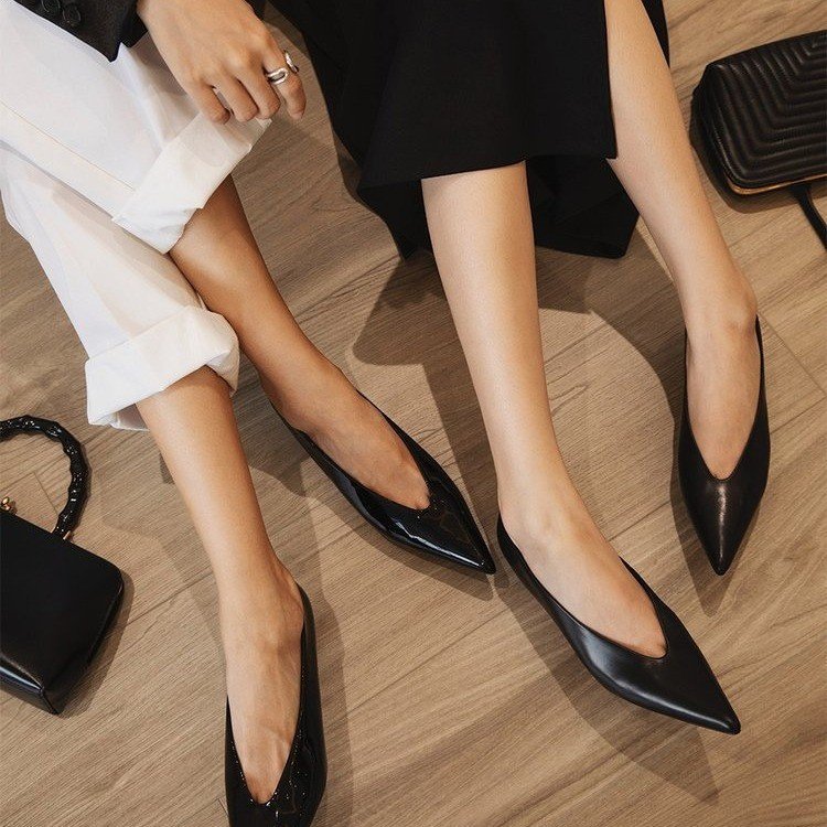 디자이너 에나멜 가죽 포인티드 토 여성 펌프스 슈즈 패 - Patent Leather Pump 리뷰 및 가격