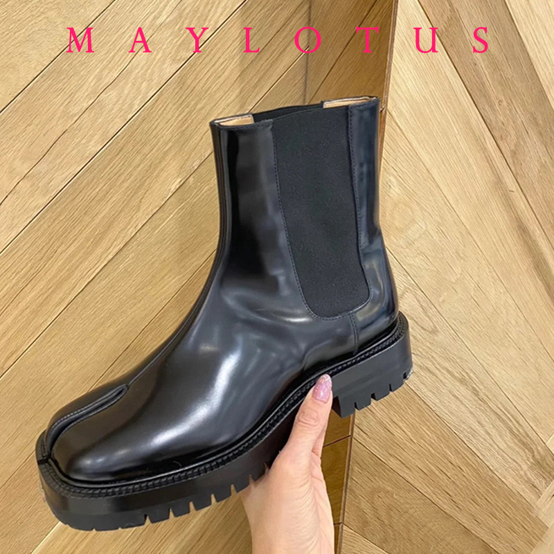 2026 레트로 스플릿 토 앵클 부츠 페이턴트 가죽 신 - Suede Ankle Boot 리뷰 및 가격