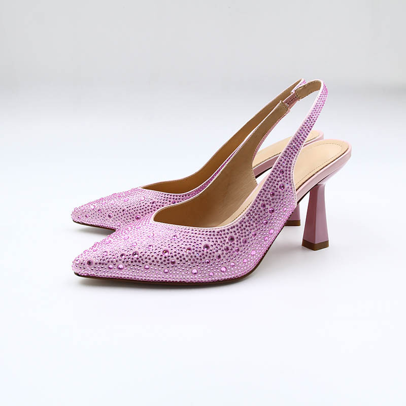블링 라인스톤 포인티드 토 여름 여성 샌들 스틸레토 하 - Women'S Shoes Large 리뷰 및 가격