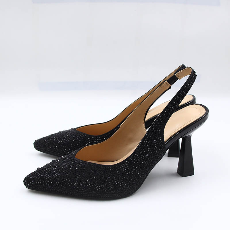 블링 라인스톤 포인티드 토 여름 여성 샌들 스틸레토 하 - Women'S Shoes Large 리뷰 및 가격