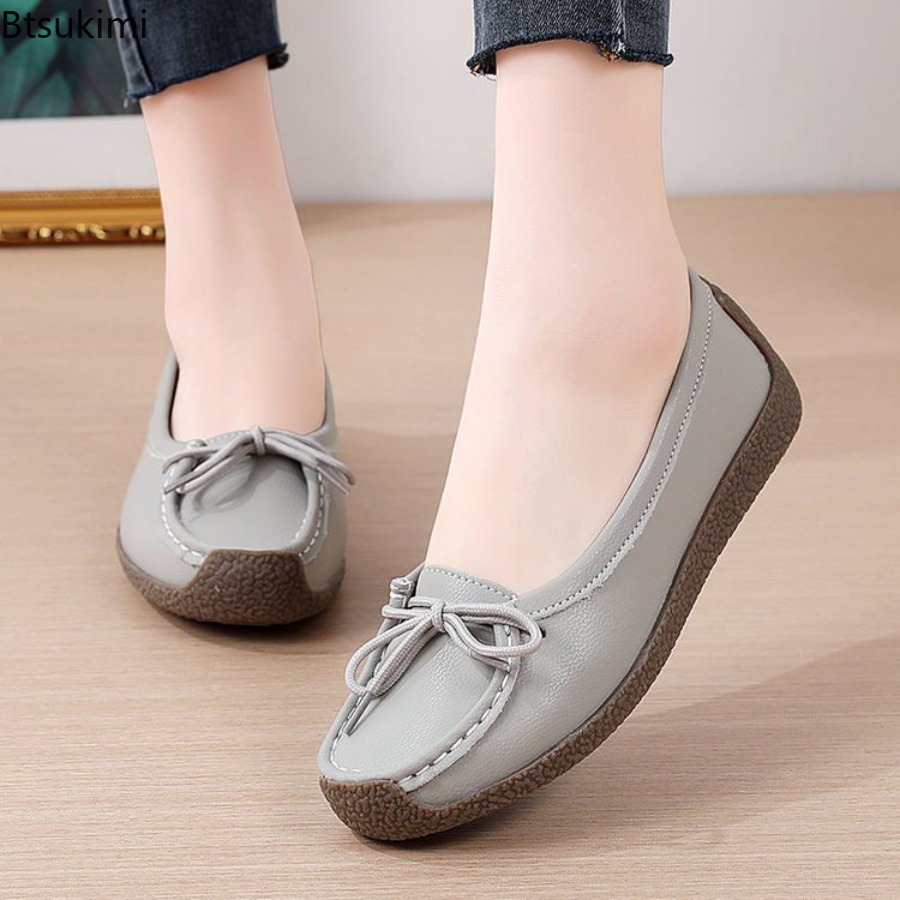 2026년 신상 엄마 신발 편안한 소가죽 힘줄 밑창 여 - Shoes For Women Flats 리뷰 및 가격