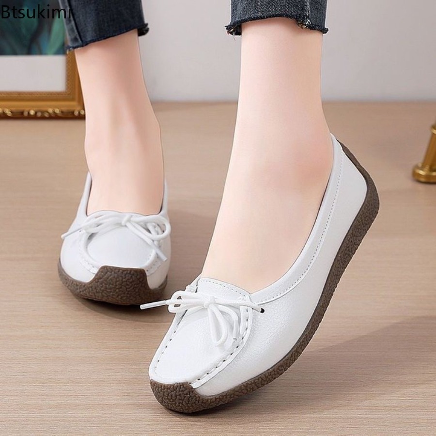 2026년 신상 엄마 신발 편안한 소가죽 힘줄 밑창 여 - Shoes For Women Flats 리뷰 및 가격