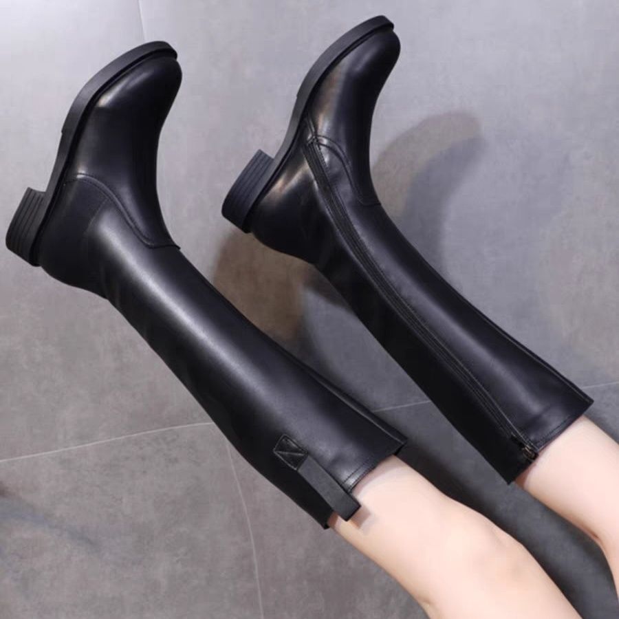 가을 겨울 플리스 안감 블랙 여성 무릎 높이 부츠 방수 - Women Shoes Waterproof 리뷰 및 가격