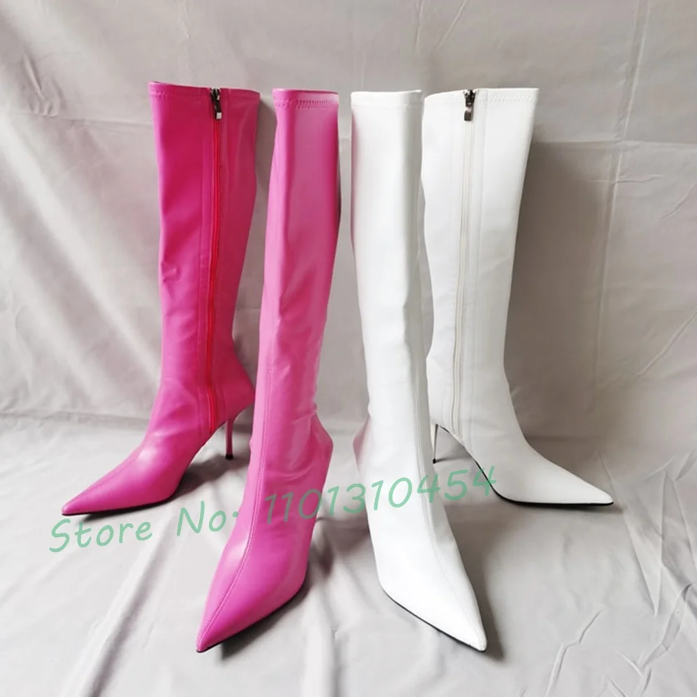 여성용 슈퍼 포인트 니 하이 부츠, 섹시한 핫 방수 핑 - Women Shoes Waterproof 리뷰 및 가격