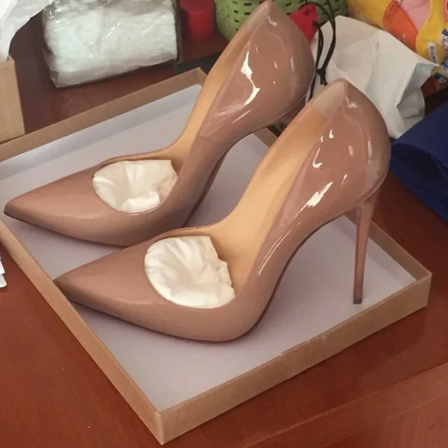 새로운 12cm 래커 가죽 섹시한 뾰족한 패션 하이힐  - Patent Leather Pump 리뷰 및 가격